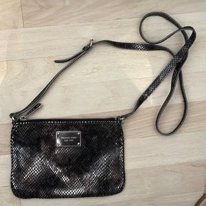 Snake skin authentic Michael Kors crossbody bag